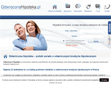 Tablet Screenshot of odwroconahipoteka.pl